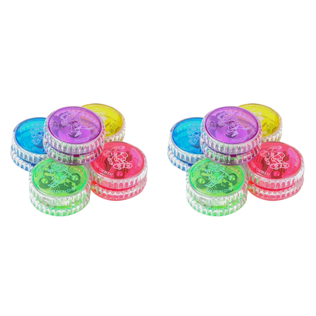 

Шариковый светодиодный фонарик Yoyo, светящийся чулок, игрушка, вращающийся фиджет, винтажные треки, игрушки Йо-Йо для детей, подсветка в темн...