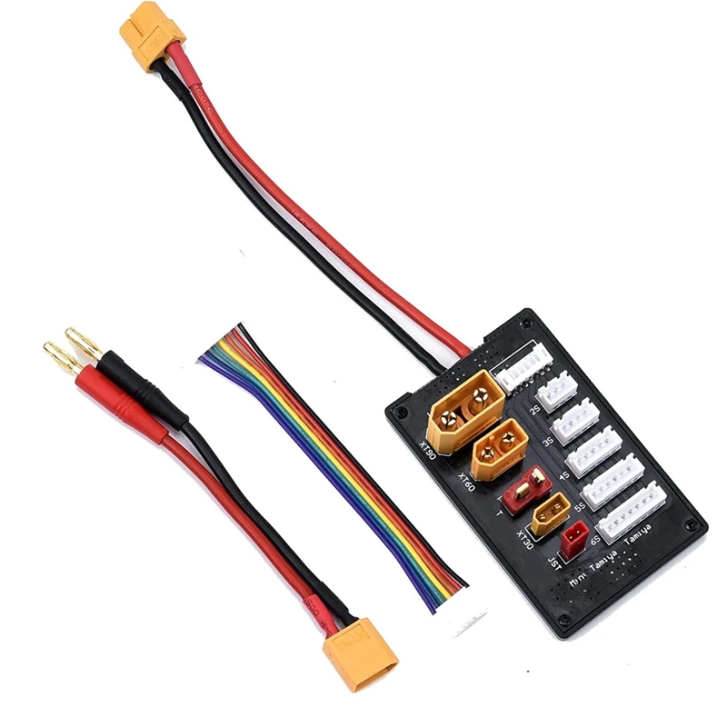 

XT30 XT60 XT90 JST T Connector Lipo Battery Charger Board 2-6S Parallel Balance Charging Board For B6 B6AC Lite