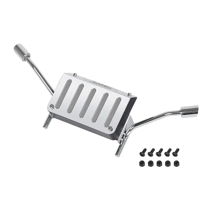 

Имитация металлического топливного бака, выхлопная труба, детали для 1/10 фоторадиоуправляемого автомобиля