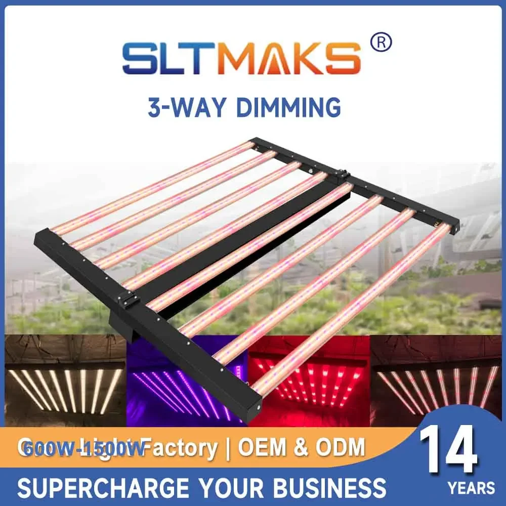 На складе США PPFD 2800 Umol/S Светодиодные лампы для выращивания растений 1000 Вт