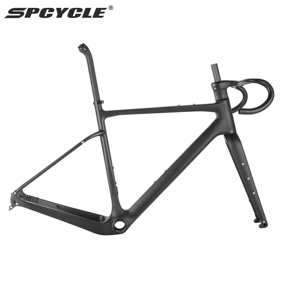 

Spcycle T1000 Carbon Gravel Frameset All Inner Cable Design 700C 650B Lightweight Gravel Bike Frame