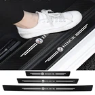 4 шт., наклейки для защиты порога двери автомобиля от царапин