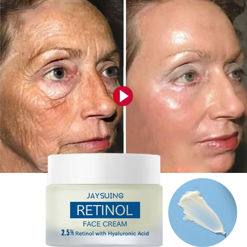 Крем для лица с ретинолом мгновенное удаление морщин лифтинг укрепляющий