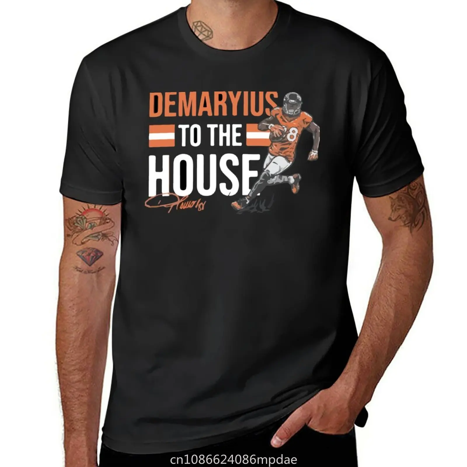 Мужские спортивные футболки demaryius большие размеры