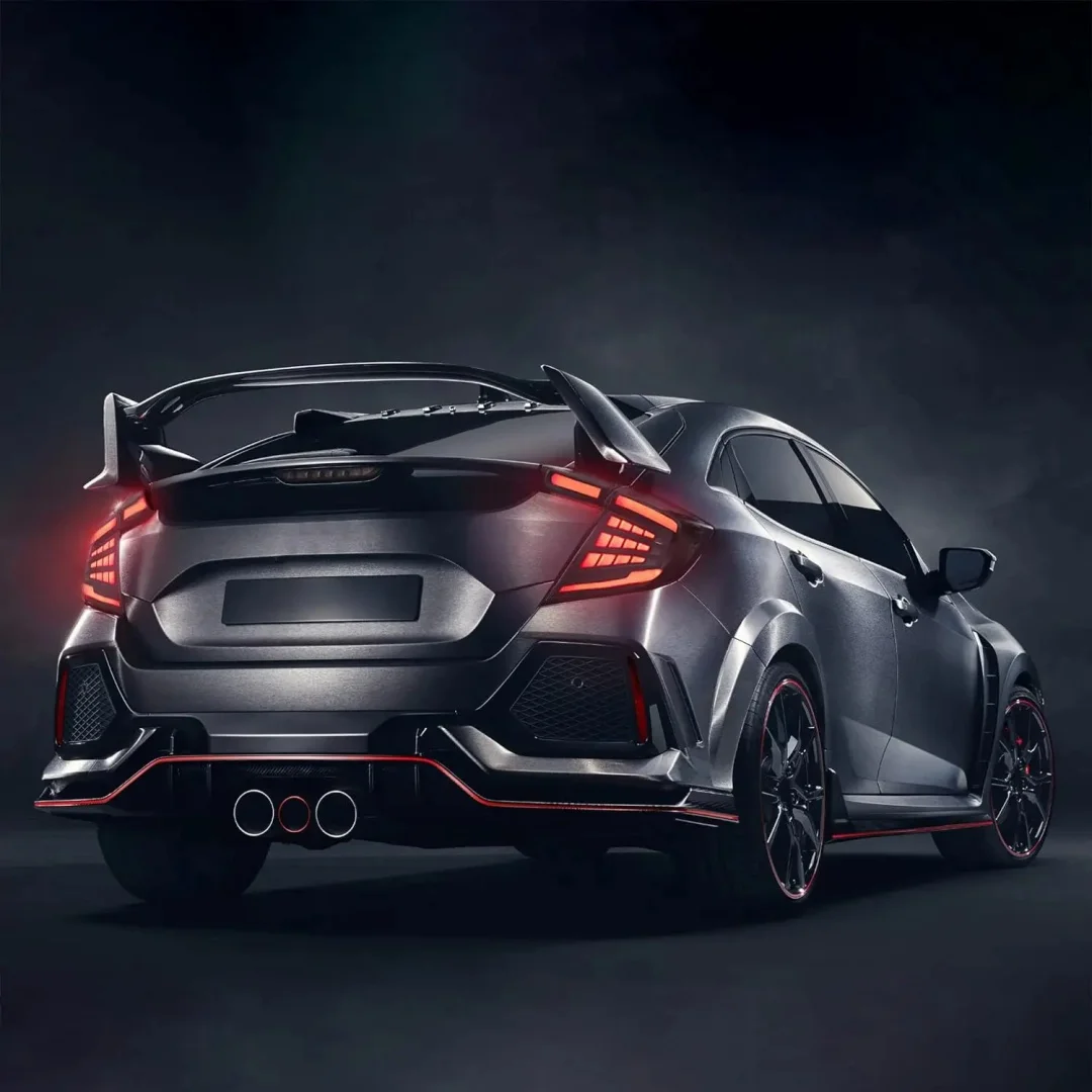 Светодиодные задние фонари для Honda Civic 10-го поколения хэтчбек/тип R 2016-2021 с