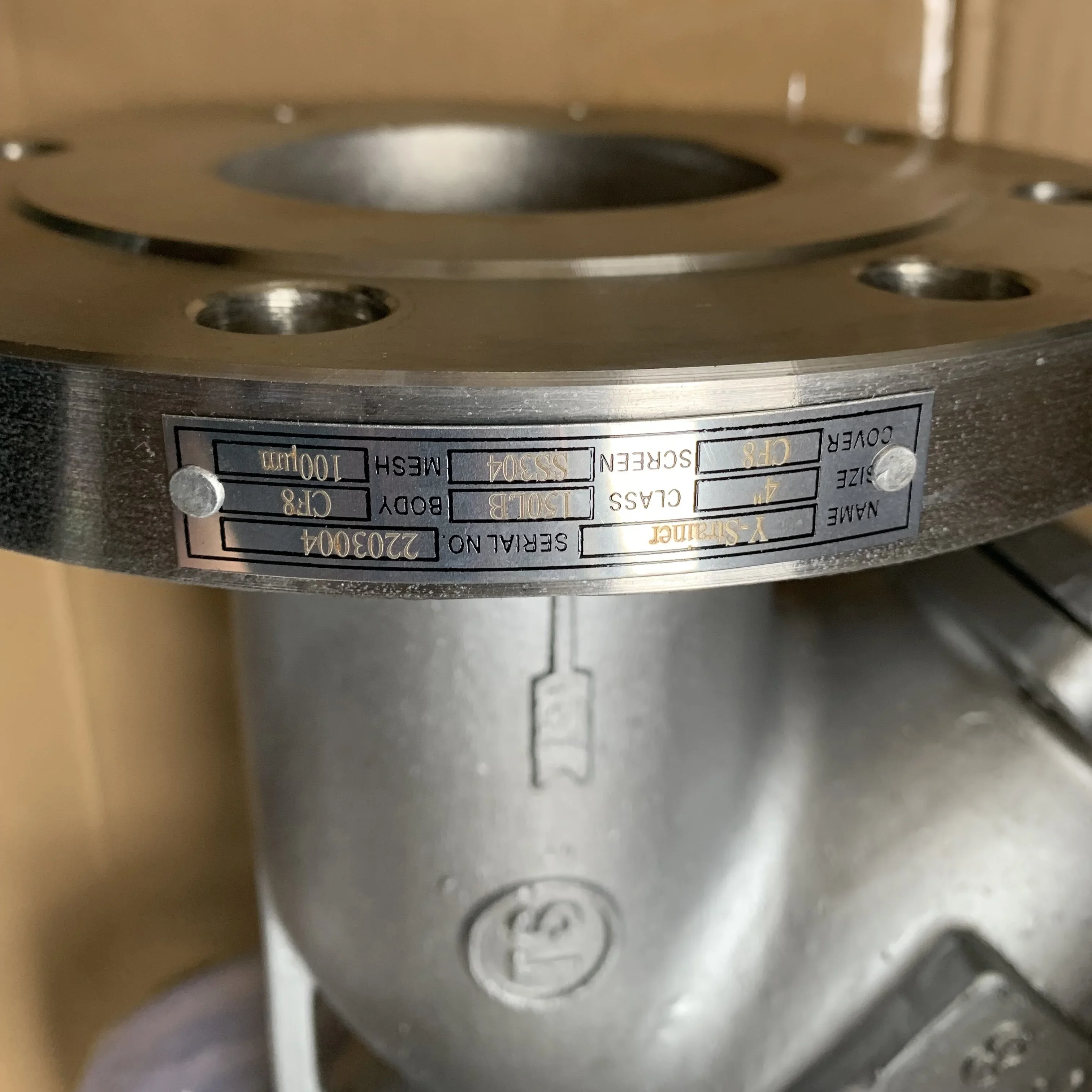 Y-STRAINER Корпус: SS 316 фильтр: перфорированная отделка PTFE с фильтром ETFE WEB 40 ME DN50 b. 1 бар