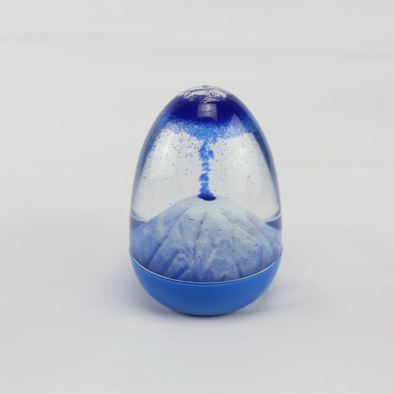 

Eggshell Volcano Eruption Floating Sand Creative Acrylic Liquid Hourglass Featured Timer Ornaments Source Desktop Decoration