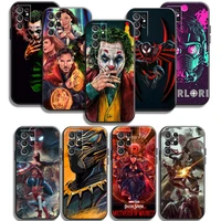 marvel avengers phone cases for samsung galaxy s20 fe s20 lite s8 plus s9 plus s10 s10e s10 lite m11 m12 funda carcasa coque