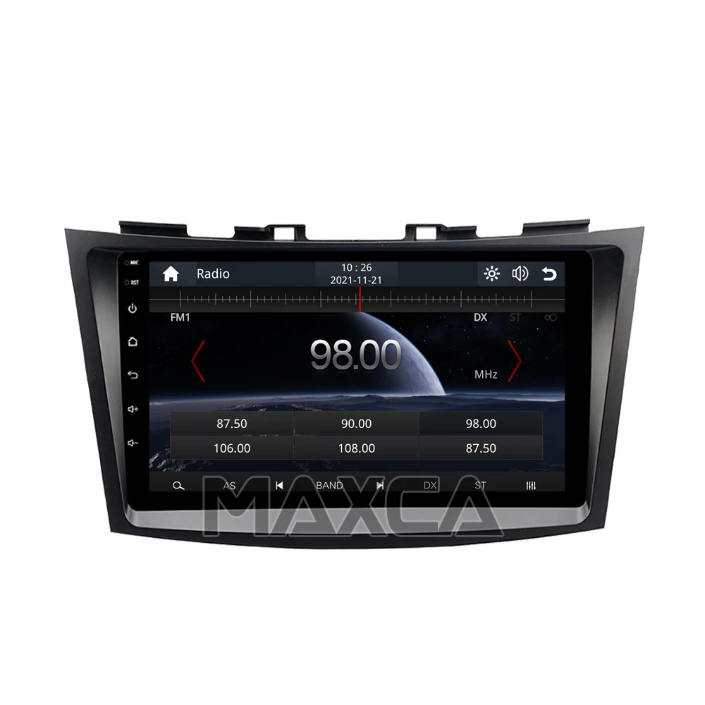 MAXCA 9-дюймовый беспроводной Carplay и Android Авторадио для 2010 Suzuki Swift мультимедийный