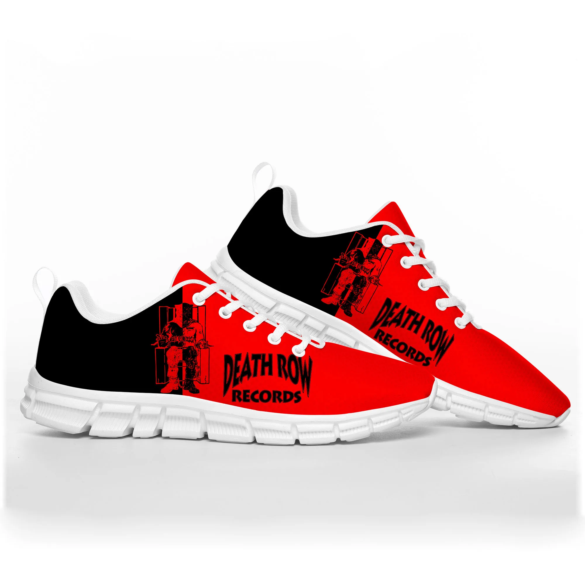 Death Row Records Sports Shoes Mens Womens Teenager Kids Sneakers 3D Print Pattern Casual Custom Couple High Quality Shoes