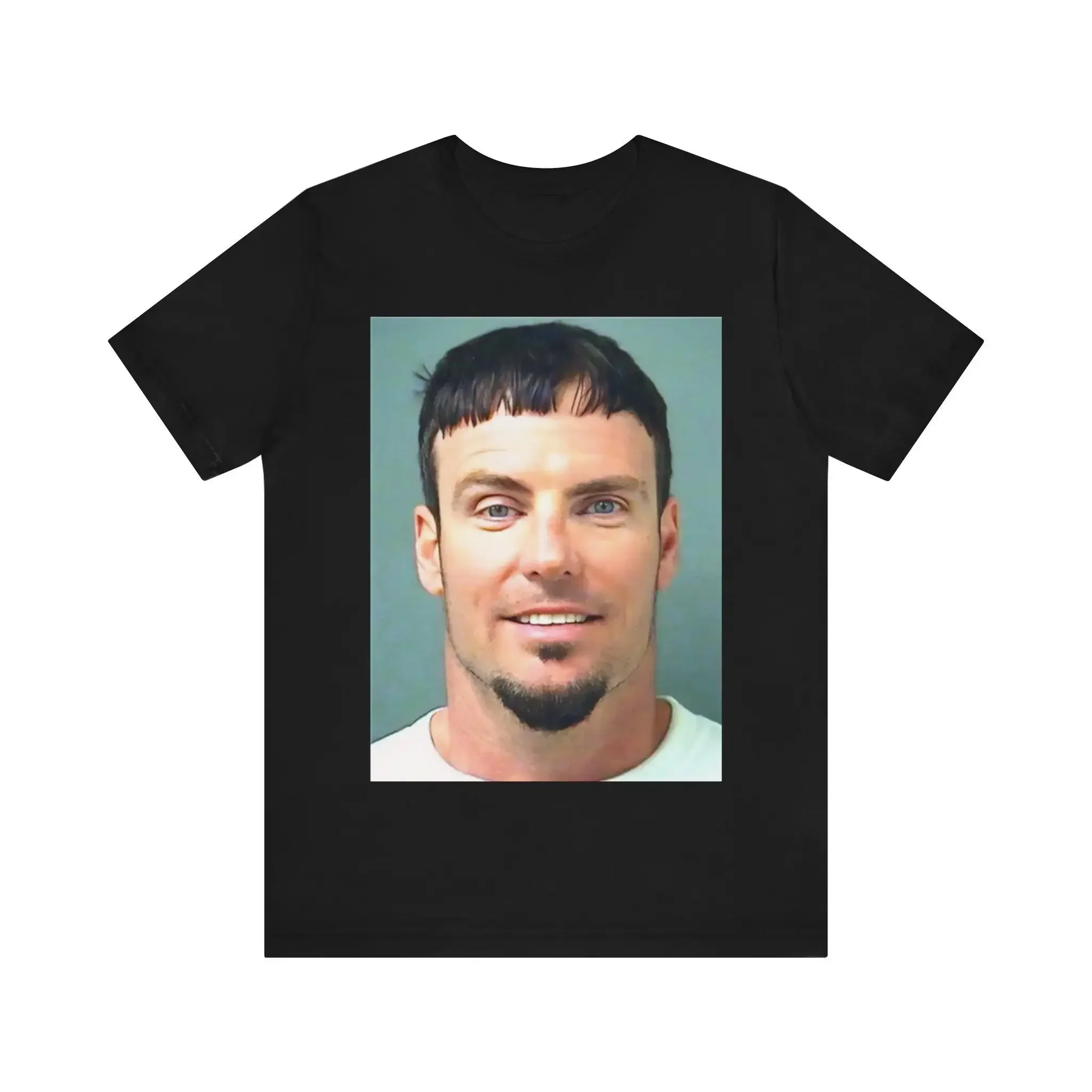 Фото Футболка Vanilla Ice Mugshot с изображением знаменитостей, уникальная №1