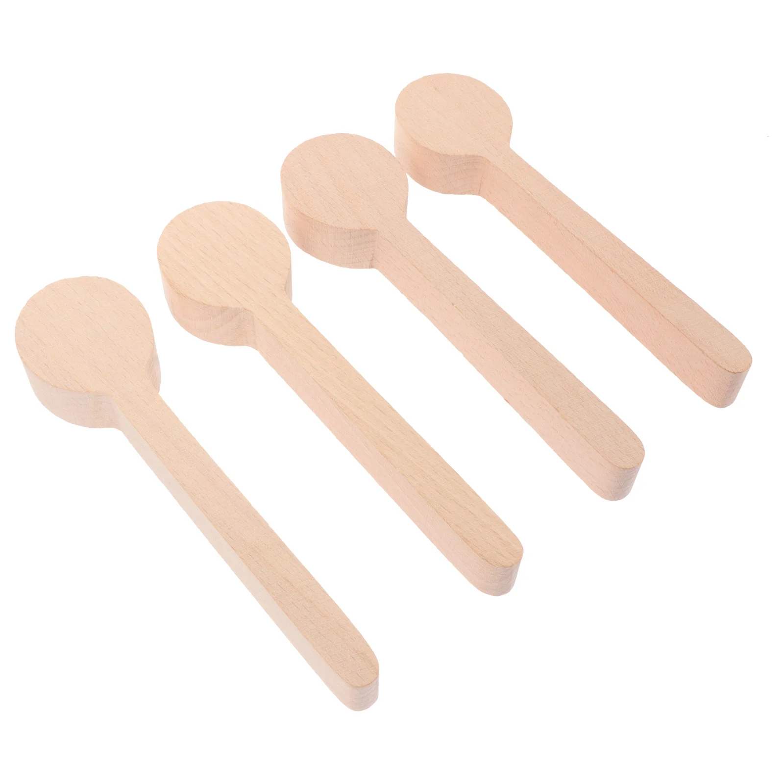 

4pcs Making Spoon Supplies Wooden Spoon Molds DIY Spoons Supplies DIY Crafts