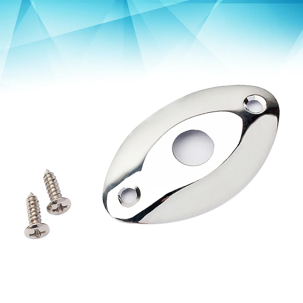 

Jack Plate Guitar Socket Input Football Plug Jackplate Strat Output Bass Screw