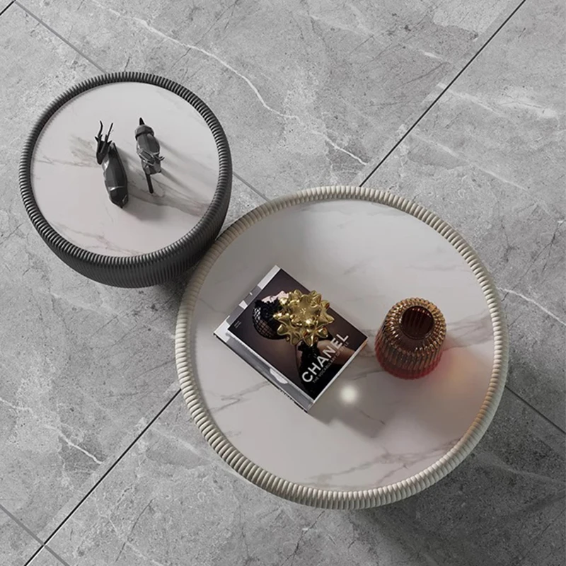 Роскошный креативный журнальный столик современная гостиная белый