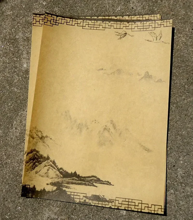 

Бумага для письма HEYEJET 8 шт., винтажные узоры