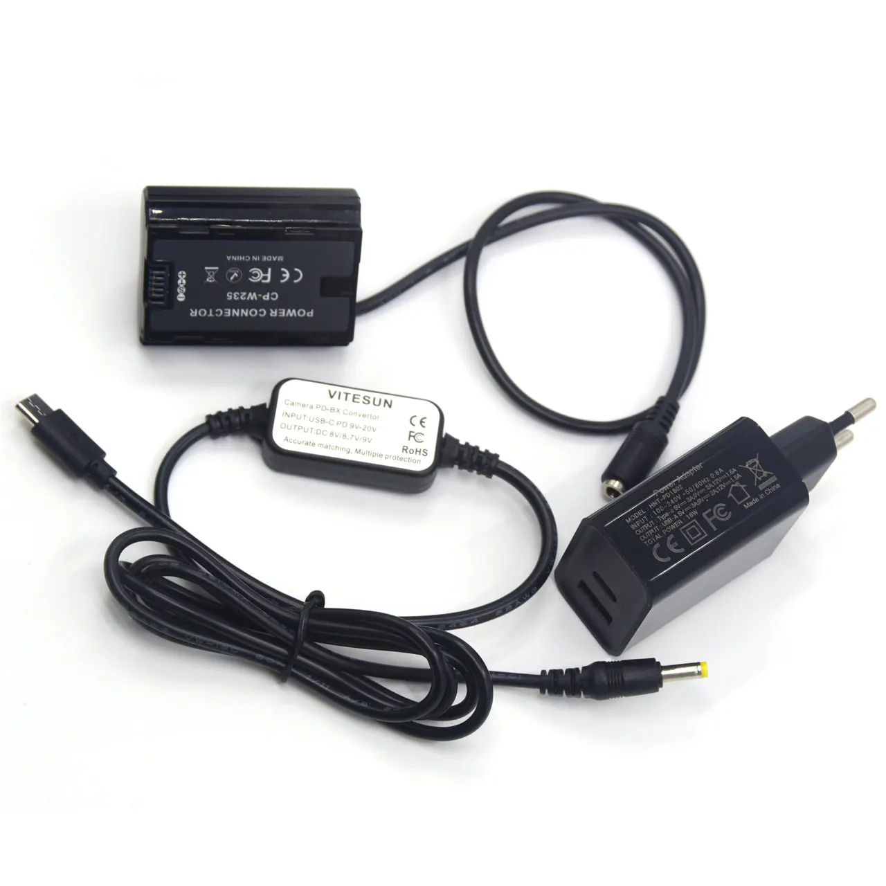 Зарядное устройство PD + кабель питания USB Type-C искусственная фотография Φ XT4