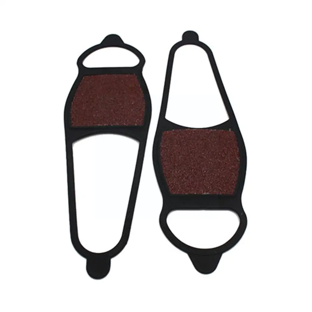 

1 Pair Coarse Sand Winter Anti-slip Ice Snow Shoes Cleat Covers Traction Climbing Spikes Crampons Rock Shoes Covers Outdoor D6V1