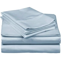 pure egyptian cotton bedding sheet set 1pc flat bedsheet 1pc fitted sheet with elastic band pillowcase 1000tc 4pcs bed cover set