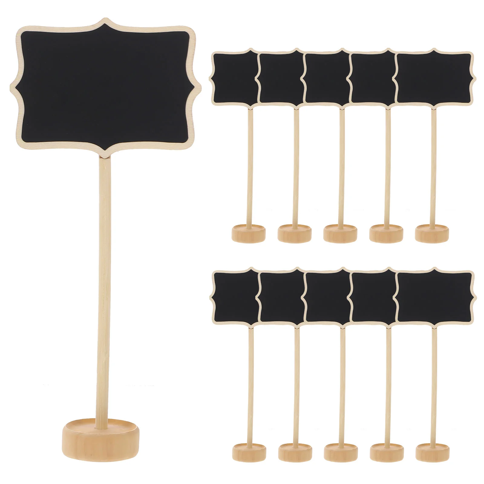 

1 Set Delicate Wedding Message Board Signs Mini Chalkboard Signs Blackboards