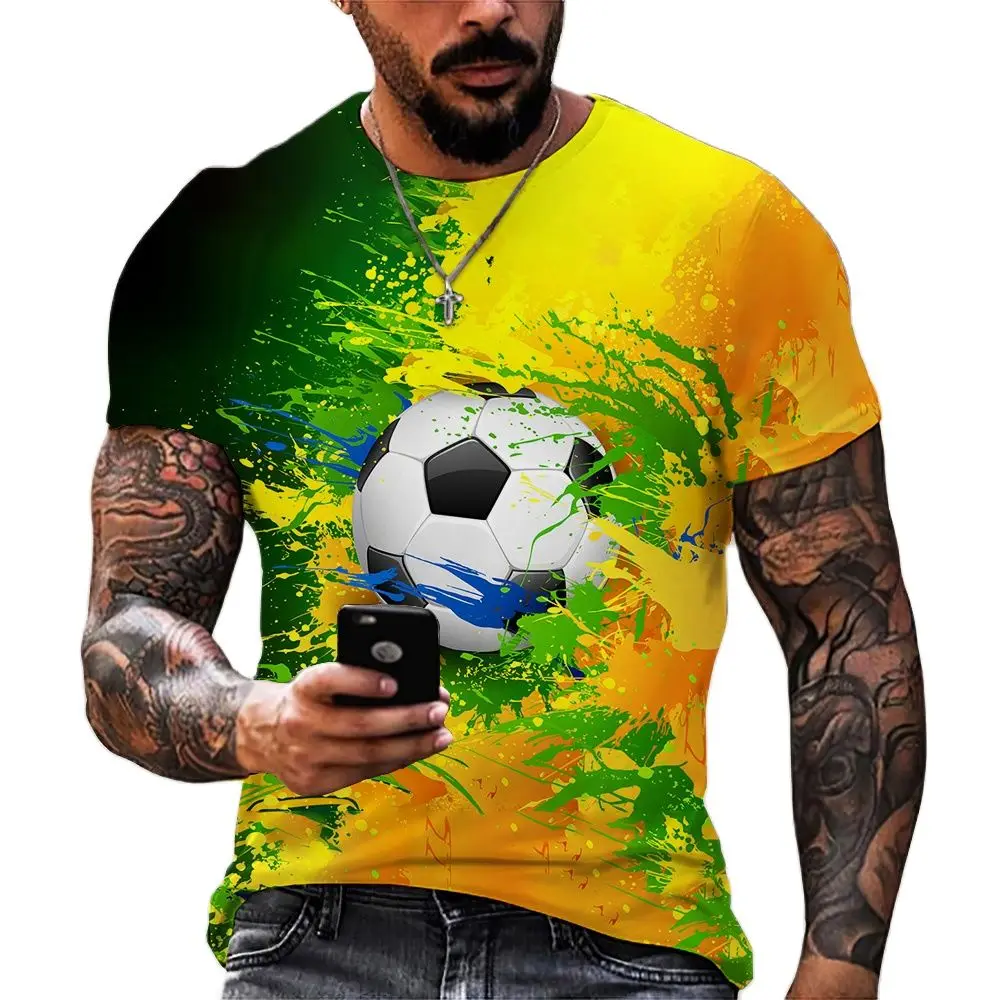 

2022 Footballer T-Shirt Men's Unisex Culture Vintage Shirts Fans World Soccer Team Uniform Soccer Jersey Summer Top 2022