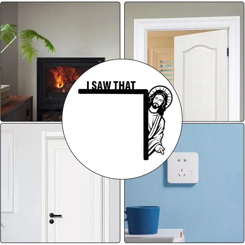 Я увидел что дверь с Иисусом задняя фоторамка я