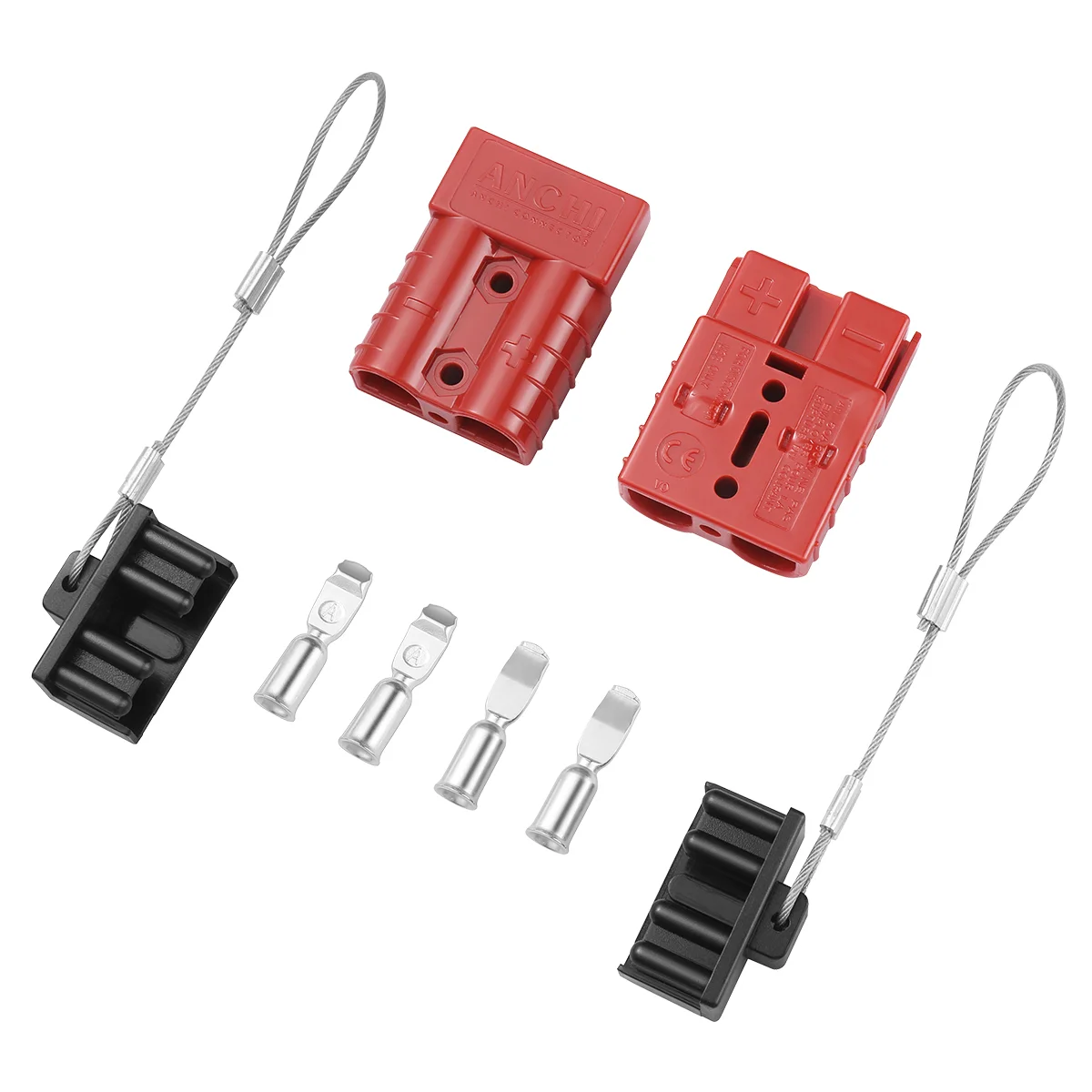 

WINOMO 1 Set Quick Connect Disconnect Wire Harness Plug Connector Recovery Winch Trailer 50A