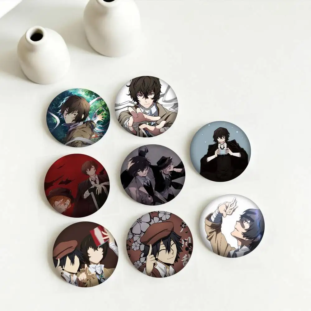 Фото Броши и значки A-Anime Bungo Stray Dogs 25 мм, 32 мм, 44 мм, 58 мм, 75 мм для аксессуаров и подарков №1