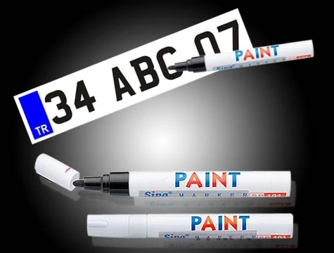

Plate writing pen (black)