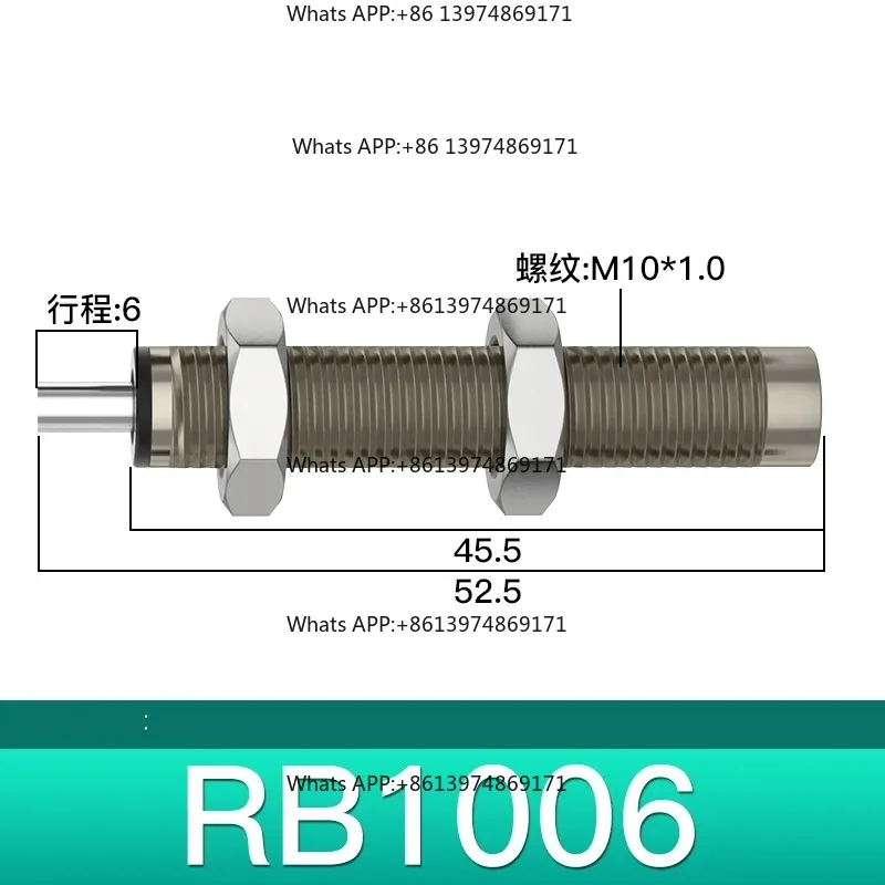 Фото RBC RB RB0806 RB2015 RBC1412 RBC2015 Гидравлический амортизатор, регулируемый пневматический гидравлический буфер RB0805 RB0604 с крышкой №4