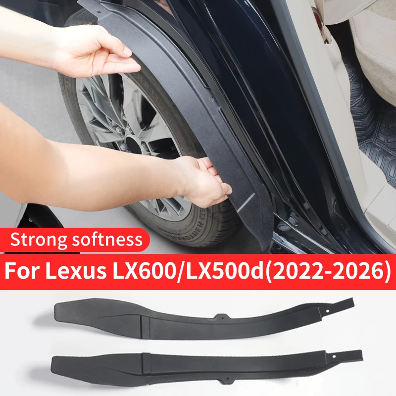 Для Toyota Lexus 600 700 LX600 LX700 2022-2026 задние брызговики защита от брызг краски без дрели аксессуары для стайлинга автомобилей
