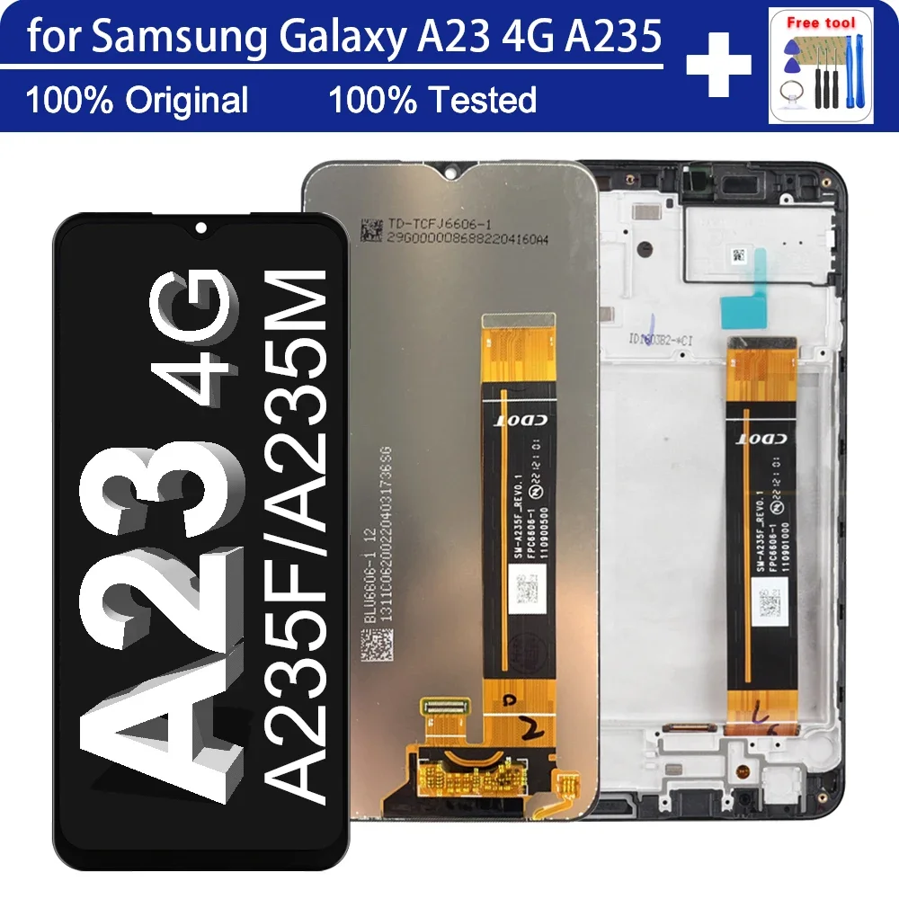 Оригинальный ЖК-дисплей для Samsung Galaxy A23 4G A235