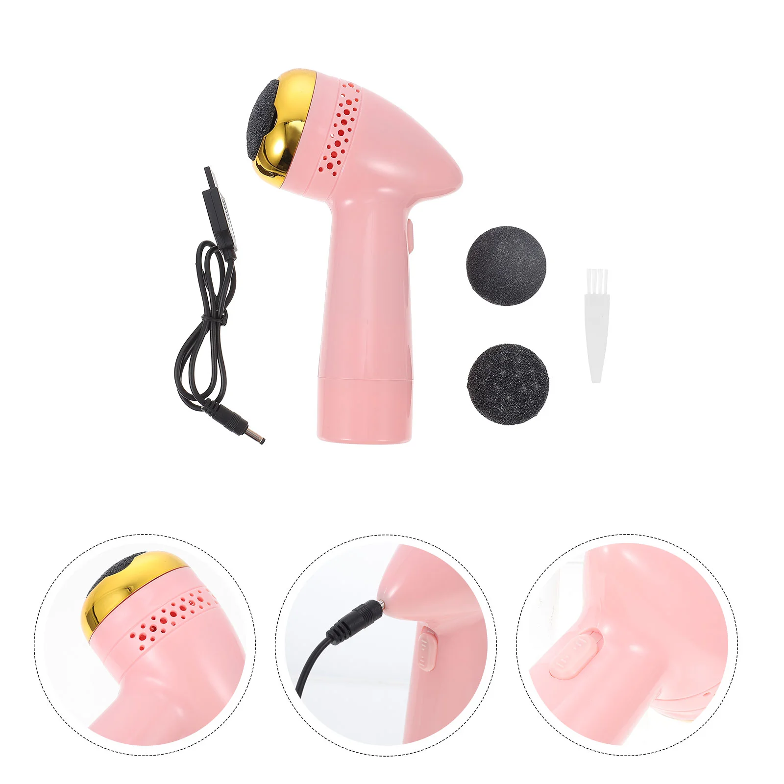 

Foot Electric Grinder File Pedicure Dead Skin Remover Callus Feet Machine Scrubber Peeling Roller Raspreplacement Pedi Coarse