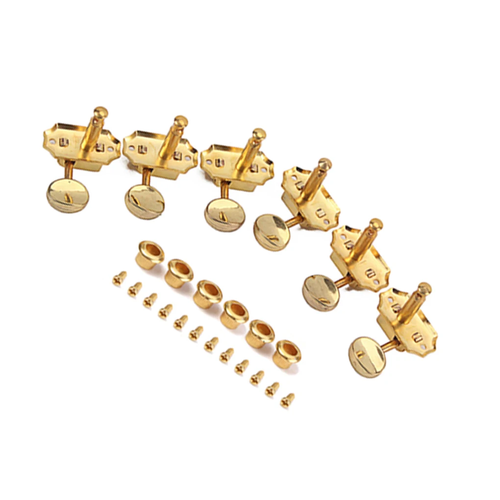 

6 шт. колышки для настройки электрогитары, запчасти для тюнера