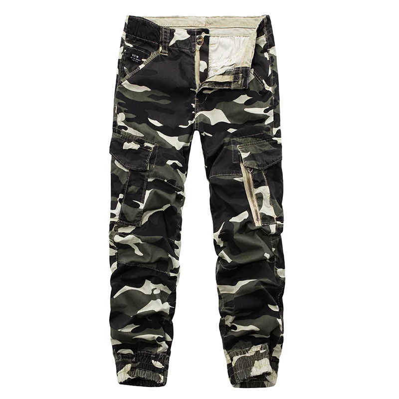 

Camo Men Cargo Pants 2023 Mens Baggy Tactical Trouser HipHop Cotton Multi Pockets Pants Streetwear Joggers Sweatpants Army pants