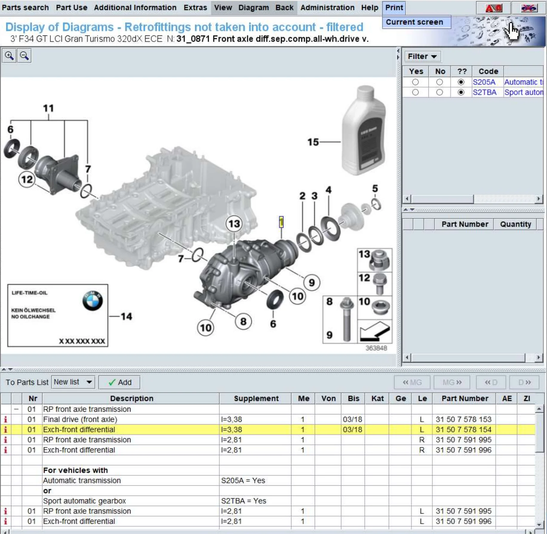 Держатель переднего дифференциала в сборе 31507578154 31508635863 31507578153 31508635862 Для BMW X3 F25 X4