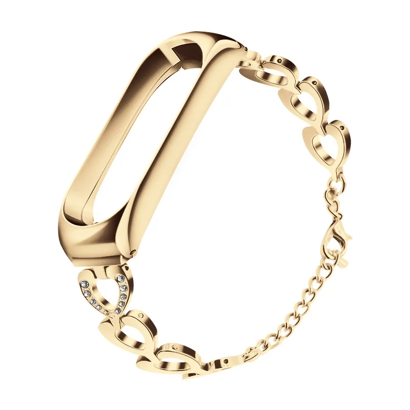 Stainless Steel Smart Wrist Band ForStrap for Xiaomi Band 7Z6 5 4 3Luxury Fitness Adjustable Bracelet Metal Steel Version