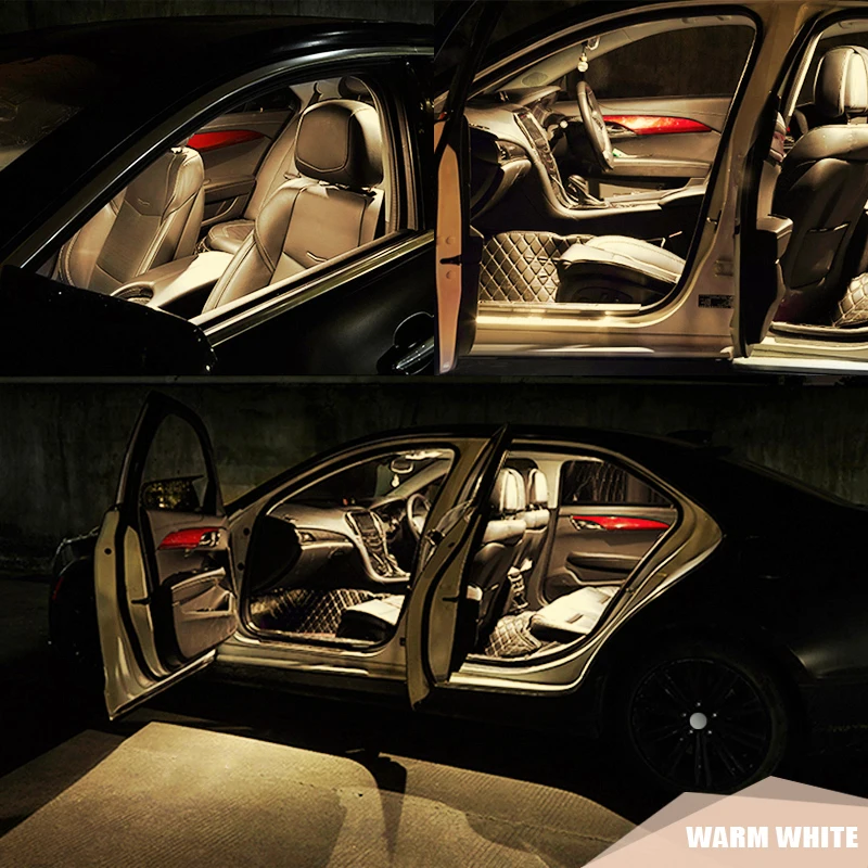 OPRTAMG For BMW 7Series E38 E65 E66 E67 F01 F02 F03 F04 G11 G12 720i 730i 740i 750i 760i  W5W T10 C5W Interior Light Signal Lamp images - 6