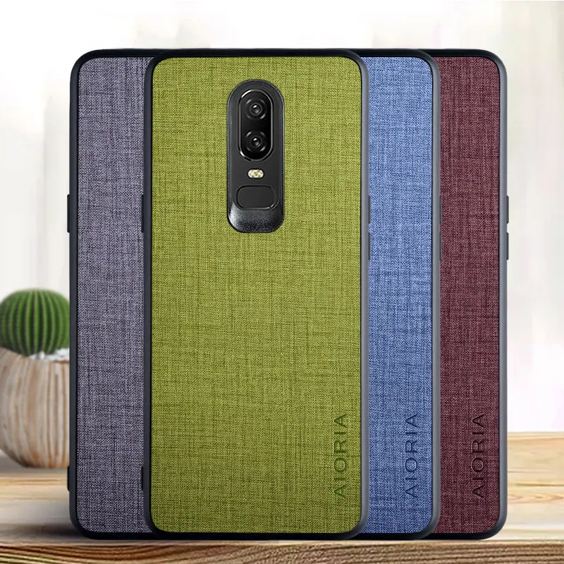 

Case for Oneplus 6 6T Cross pattern PU leather cover phone for oneplus 6t case funda coque capa Business