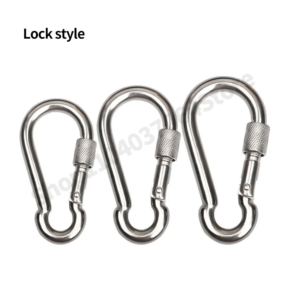Многофункциональный карабин быстродействующее стопорное кольцо пружинный из