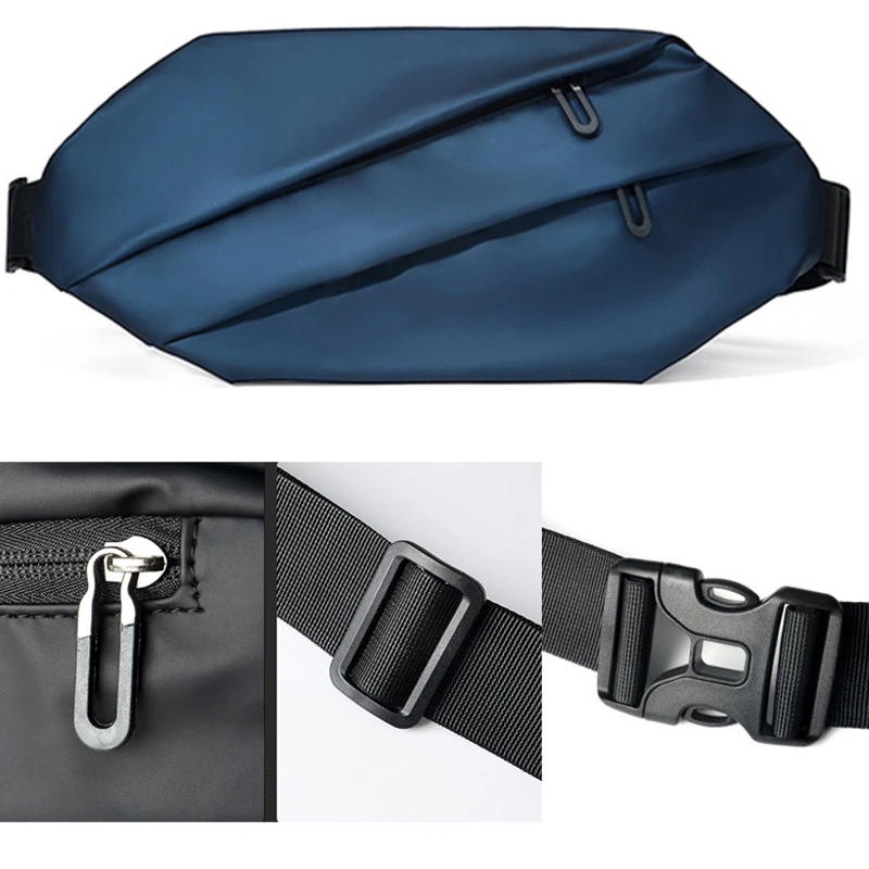 

Модная поясная сумка для мужчин, забавная уличная Сумочка для спорта, путешествий, велоспорта, дорожный поясной кошелек на ремне для телефона