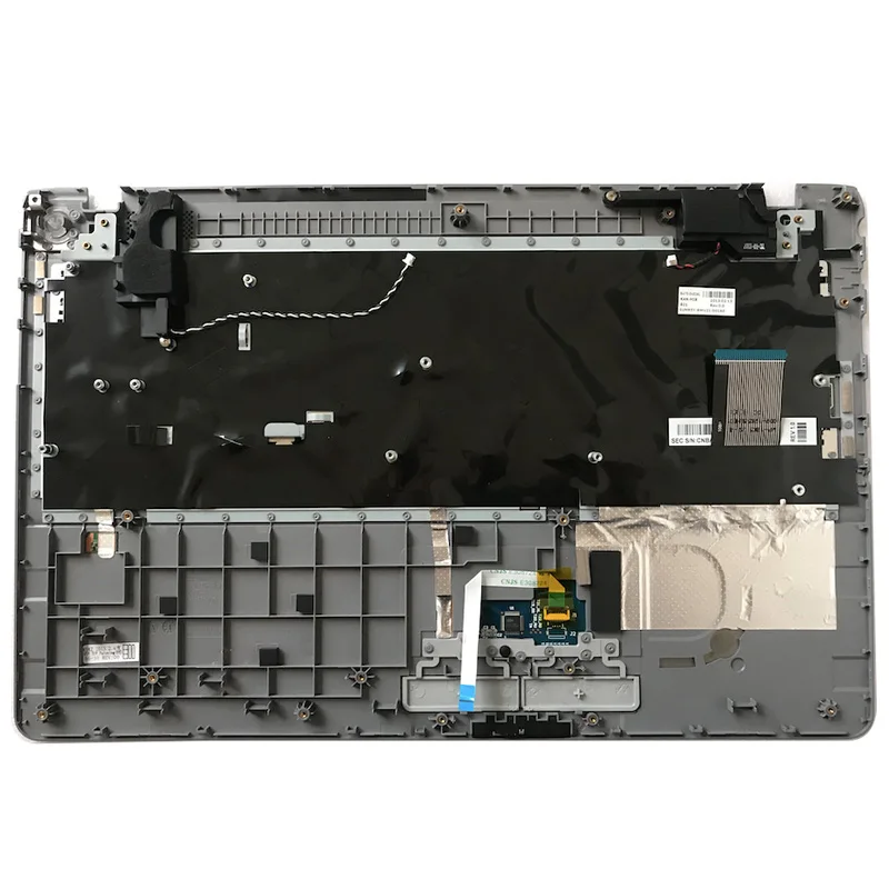 НОВЫЙ верхний чехол для упора рук ноутбука Samsung NP470R5E NP510R5E RU клавиатура с