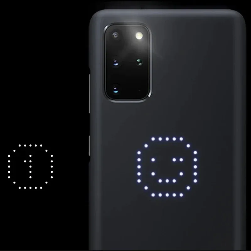 Умный светодиодный чехол для Samsung Galaxy S20 + Ультра светодиодная задняя крышка с