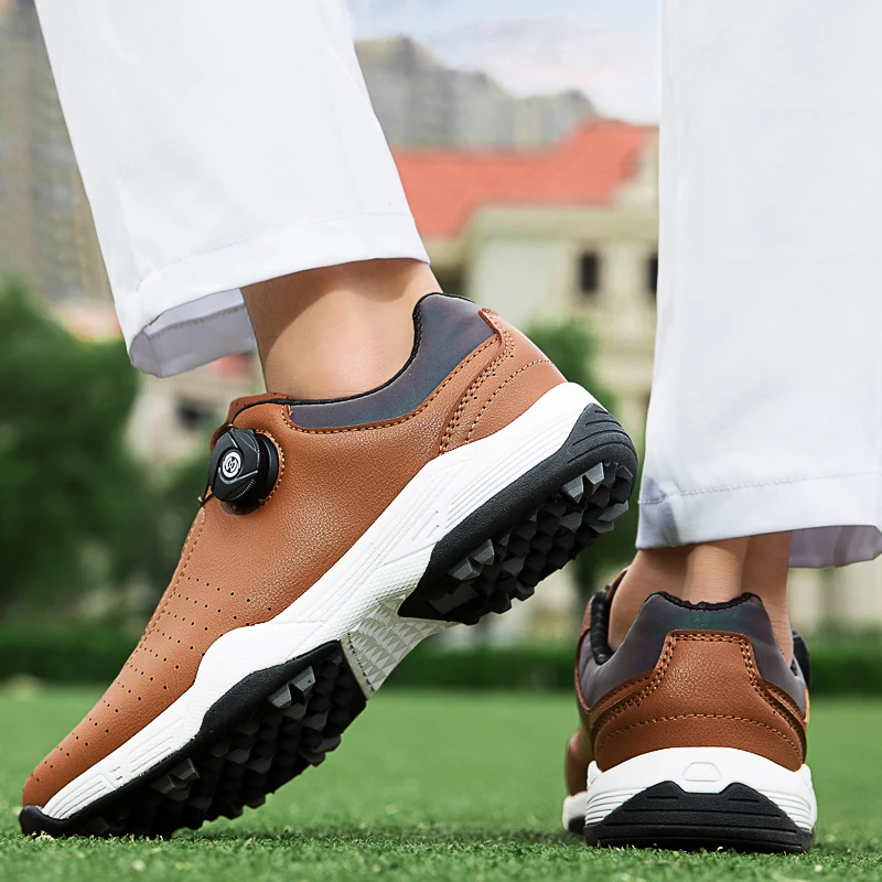 New Waterproof Golf Shoes Men Professiional Golf Footwears for Men Anti Slip Walking Sneakers Outdoor Walking Shoes Male