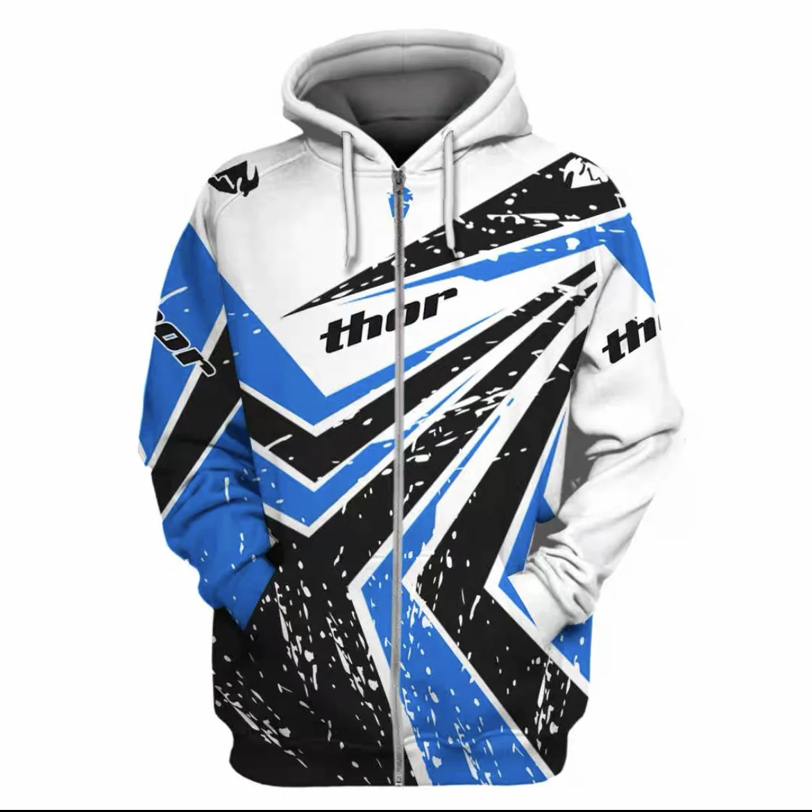

2022 Spring/Autumn Raytheon Downhill Zip Hoodie Men's Outdoor Motorcycle Riding Mountain Cross-Country Extreme Sports Pullover