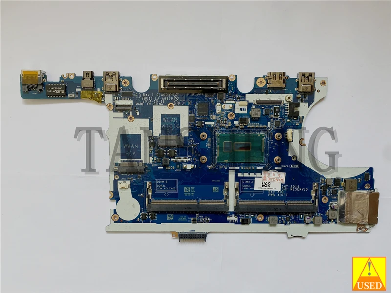 Материнская плата для ноутбука Dell Latitude E7450 0R1VJD CN-0R1VJD с процессором i5-5300U полностью