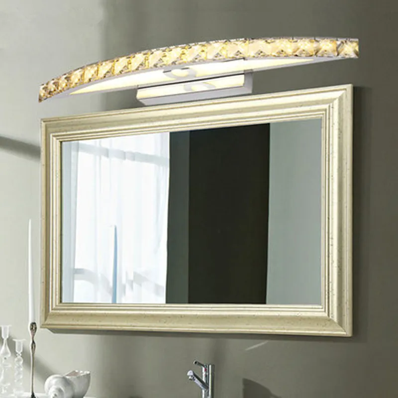Crystal Vanity Light for Gold Bathroom Wall decor miror light 10W 15W AC110-220V wall mirror with lighting for dressing table