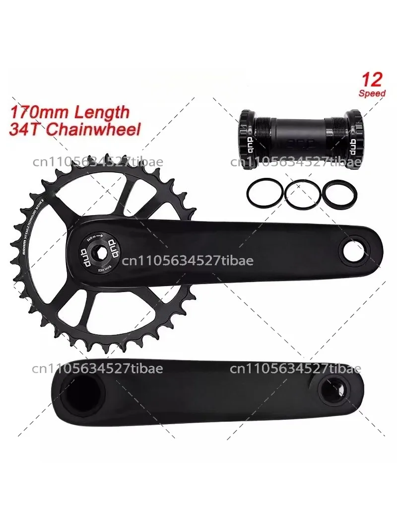 Фото Комплект шатунов для MTB с кареткой, совместимый с SRAM Eagle SX NX GX, 11/12 скоростей, 30-34T №4