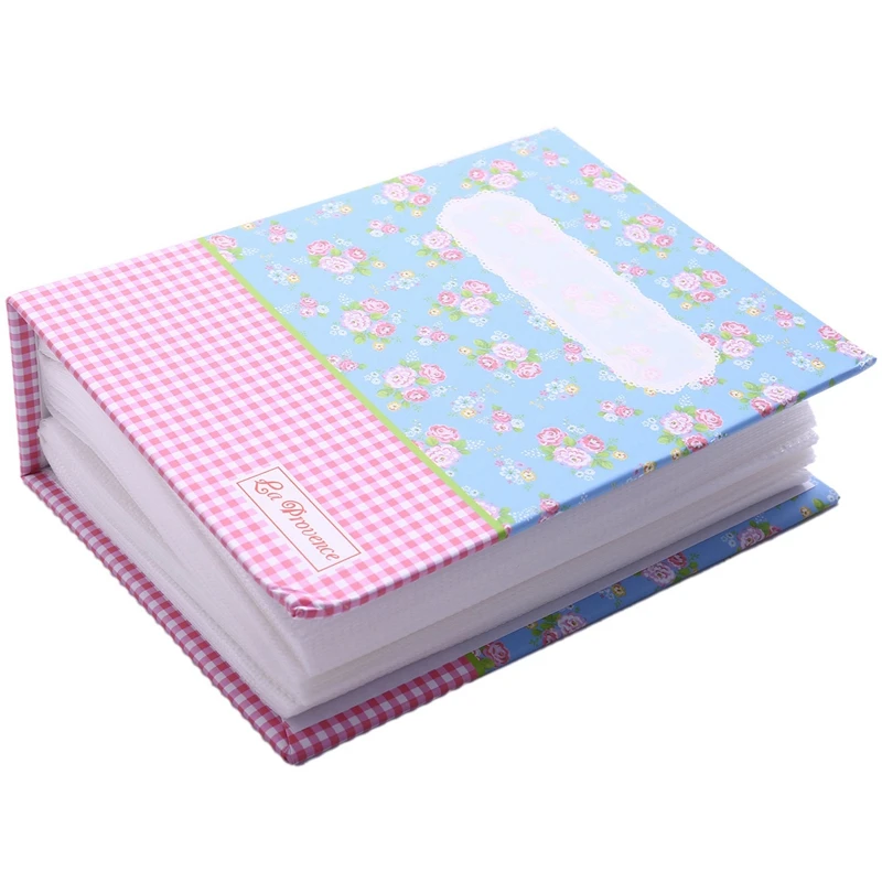 

6 Inches 100 Photos Flower Album Plastic Creative Gift Album For Lover Wedding Handmade Souvenir Photo Albums