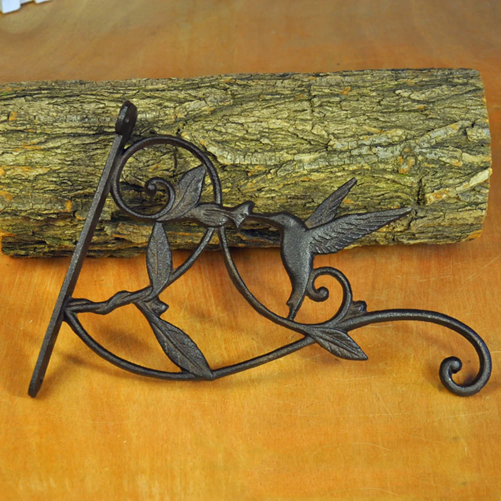 

Современный чугунный декоративный сад для цветочных горшков подвесная Корзина вешалка кронштейн для домашнего использования кованый Проч...