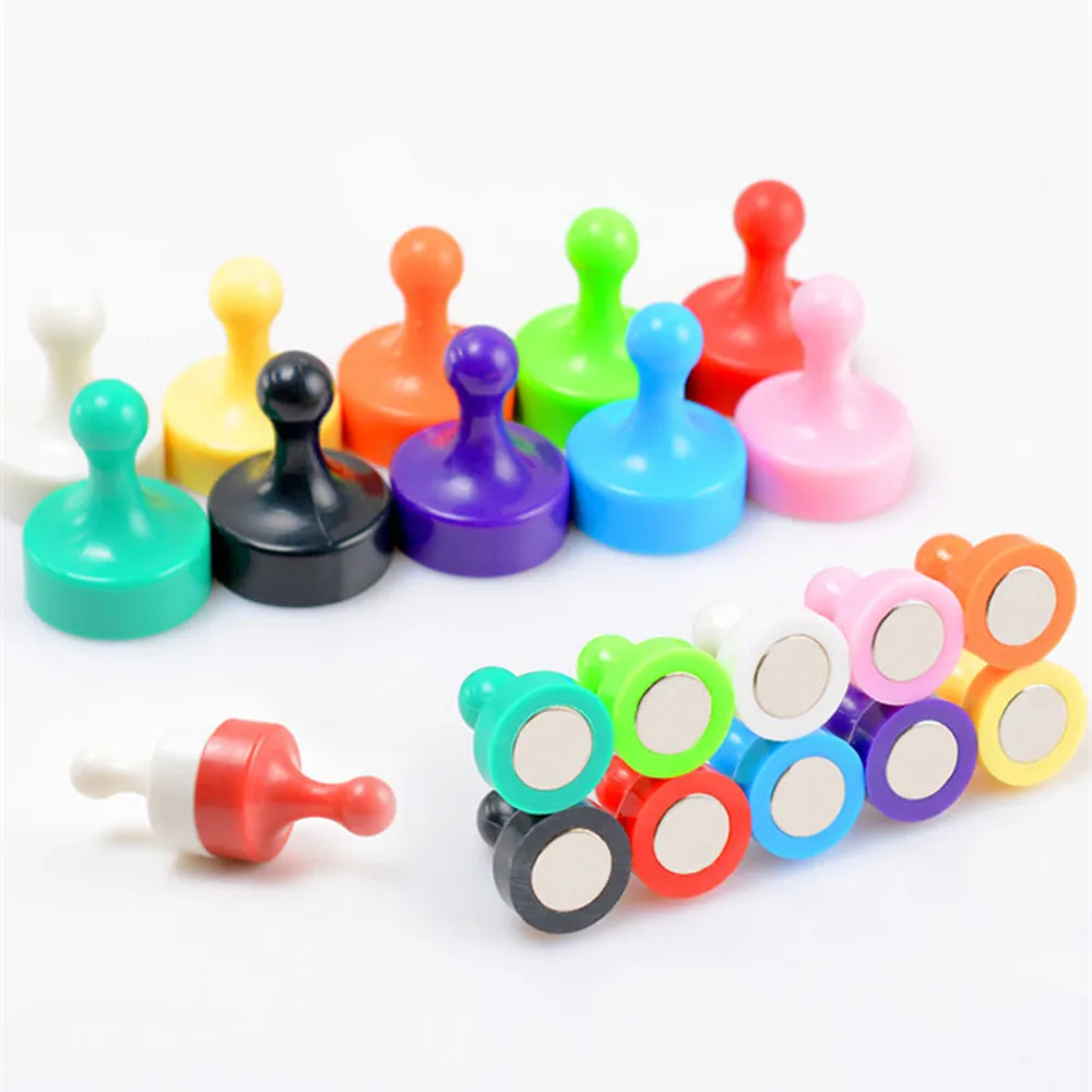 

10pcs Push pin Office thumbtack Strong Neodymium Magnets Cones magnets Super Magnet pinboard Magnetic push pins